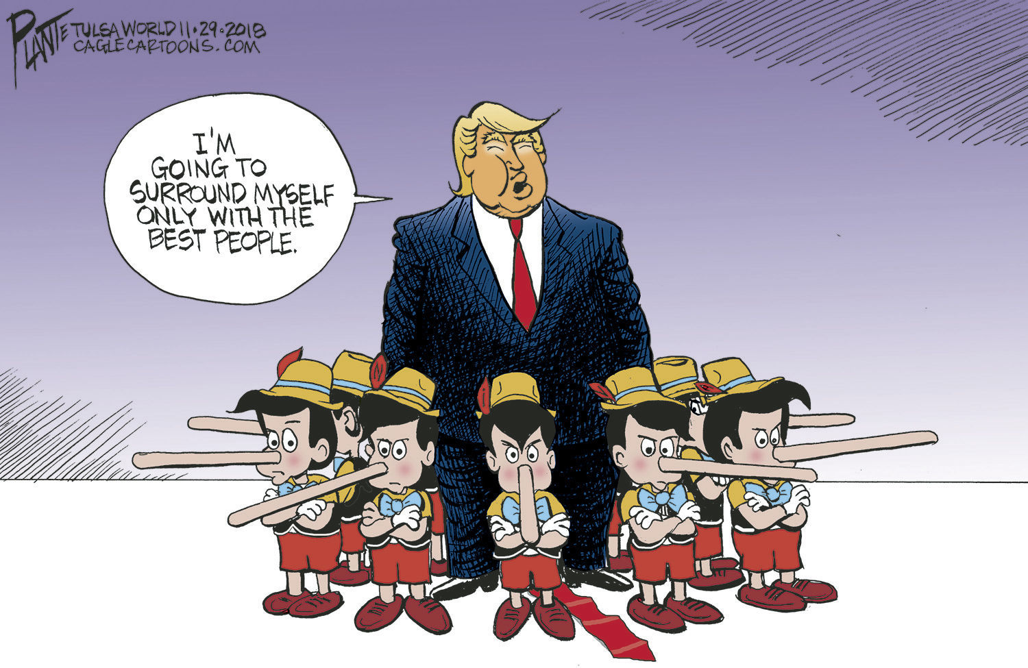 Bruce Plante Cartoon: The 'best people' Trump can find